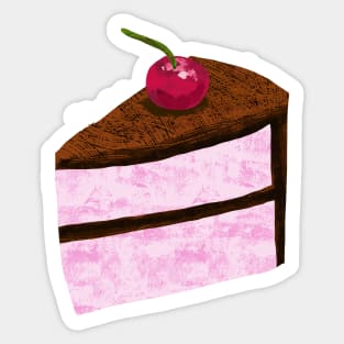 Cherry Chocolate Cake Sticker